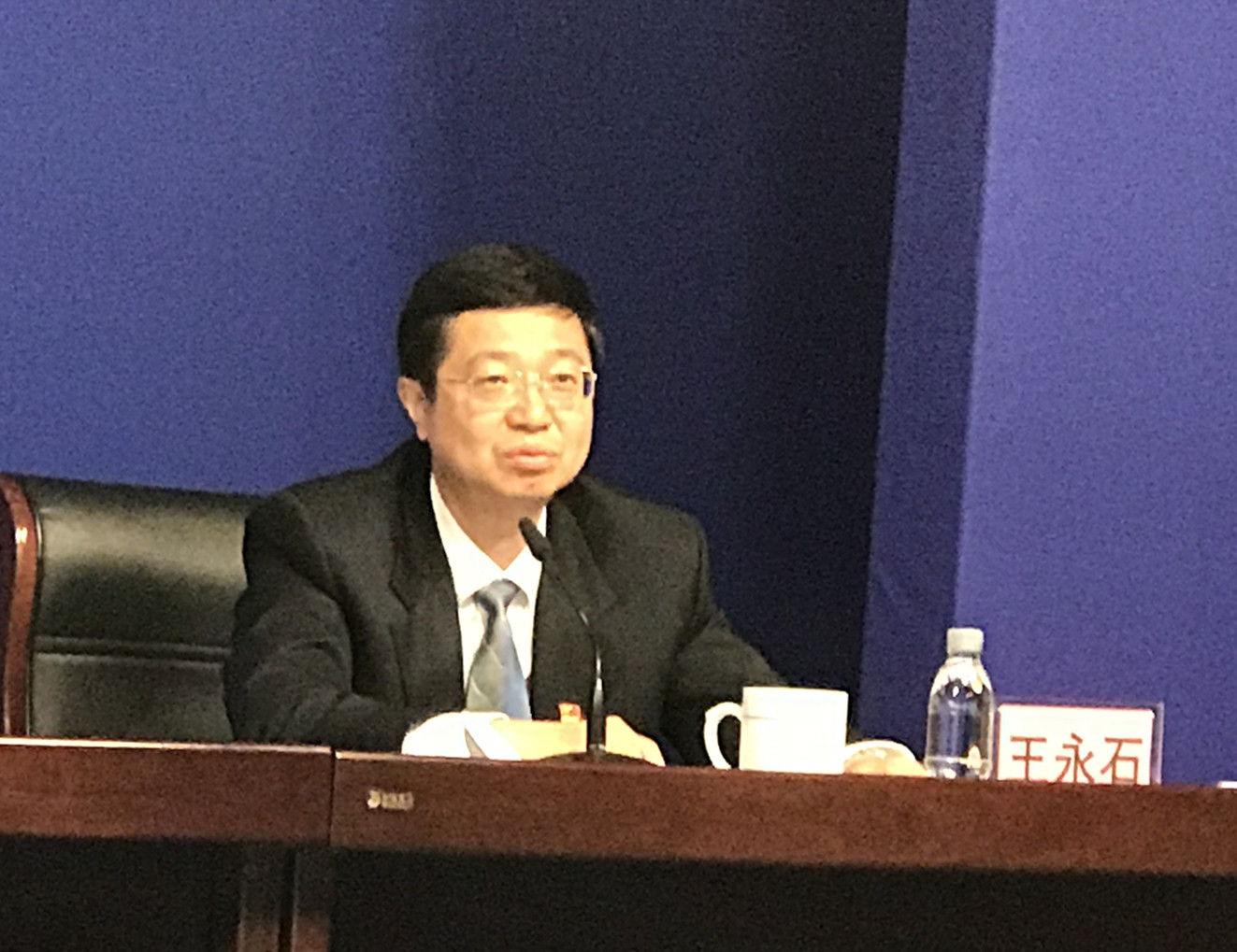 (齐齐哈尔市副市长王永石回答记者提问)
